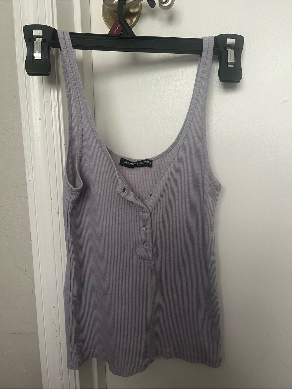 Brandy Melville Lavender Ribbed Tank